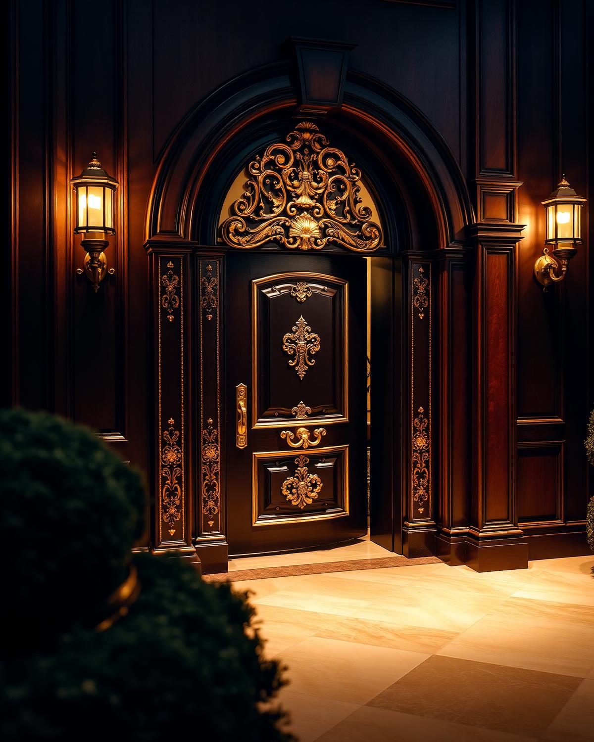 Brass Doorway — Payakapuram Home